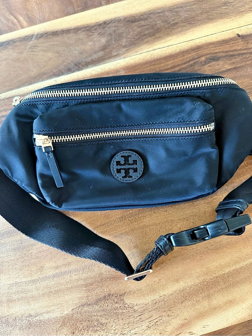 Tory Burch Nylon Belt Bag Black